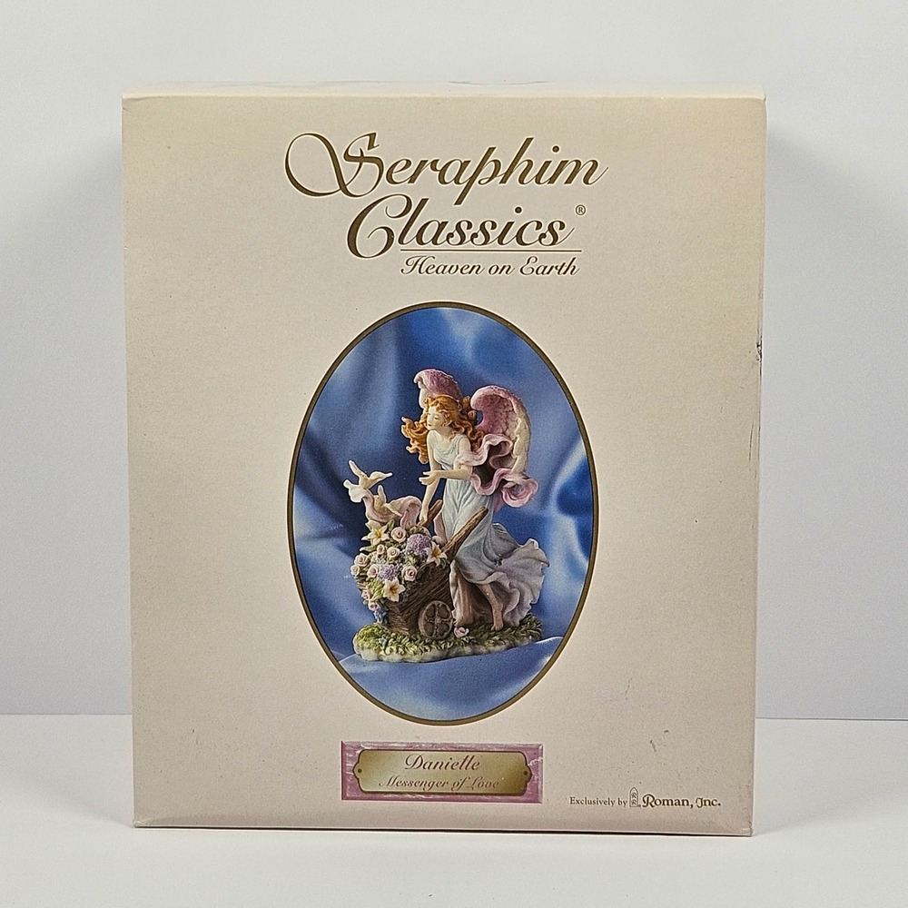 Seraphim Classics Danielle Messenger of Love Angel Figurine Roman Inc 81512 COA
